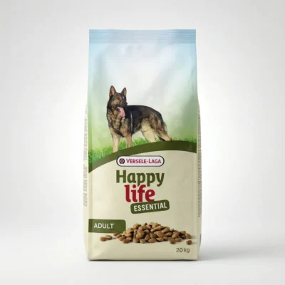 sac hrana caini adult happy life essential 20kg