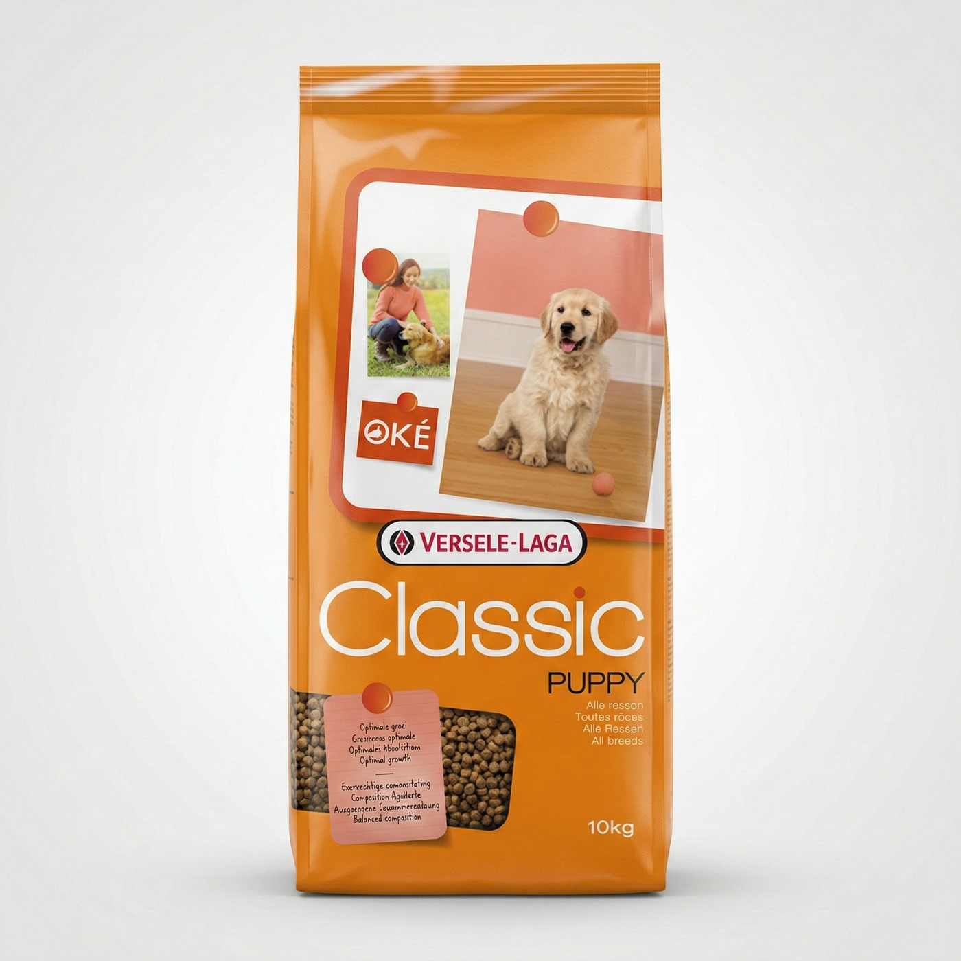 Sac 10kg hrana caini junior Versele-Laga Classic Puppy pentru crestere optima