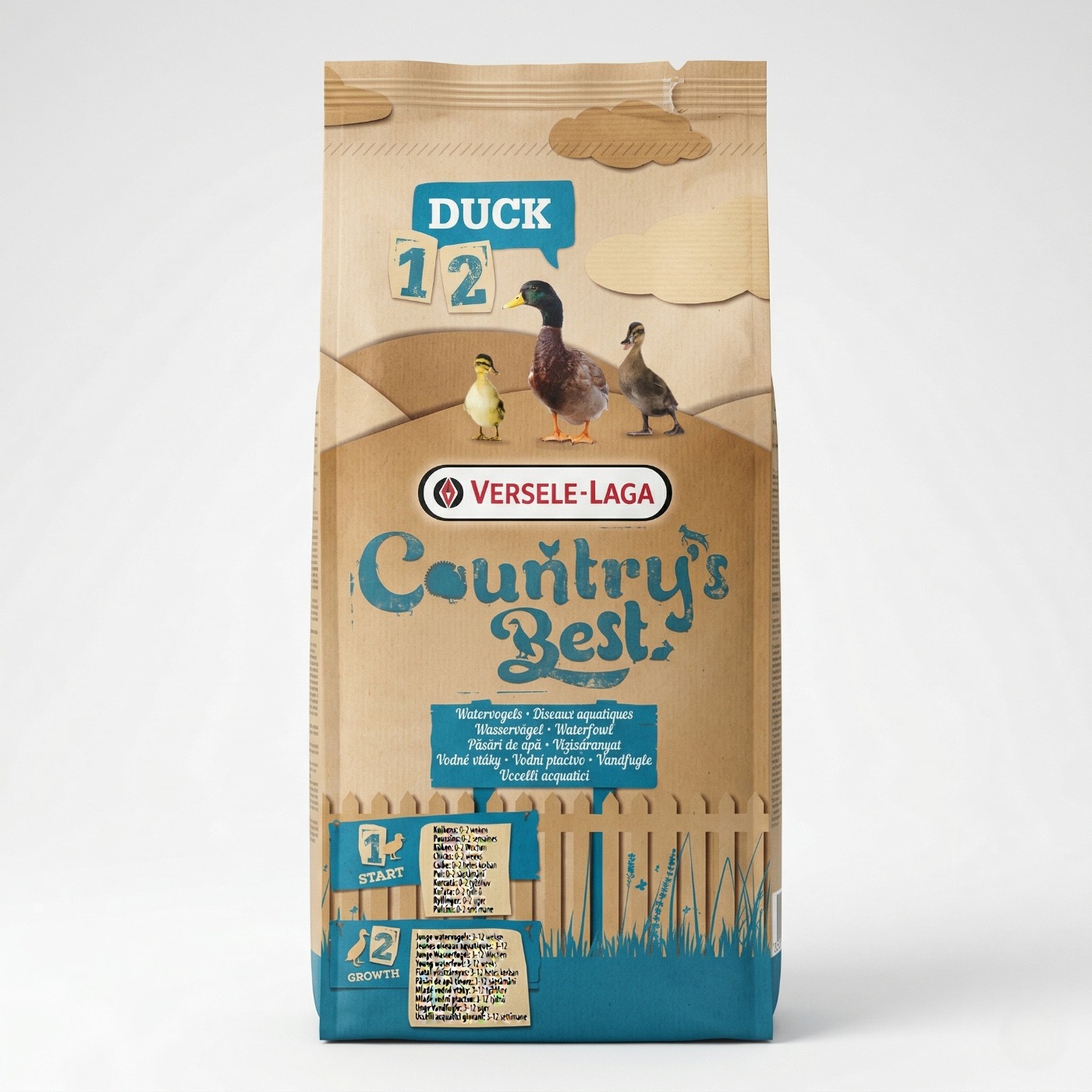 Sac de hrana rate si mancare rata Versele-Laga Duck 1 pentru cresterea sanatoasa a bobocilor