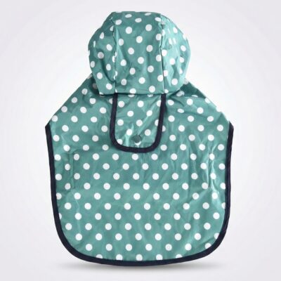 pelerina ploaie caine 4dog deluxe verde buline impermeabila 40cm