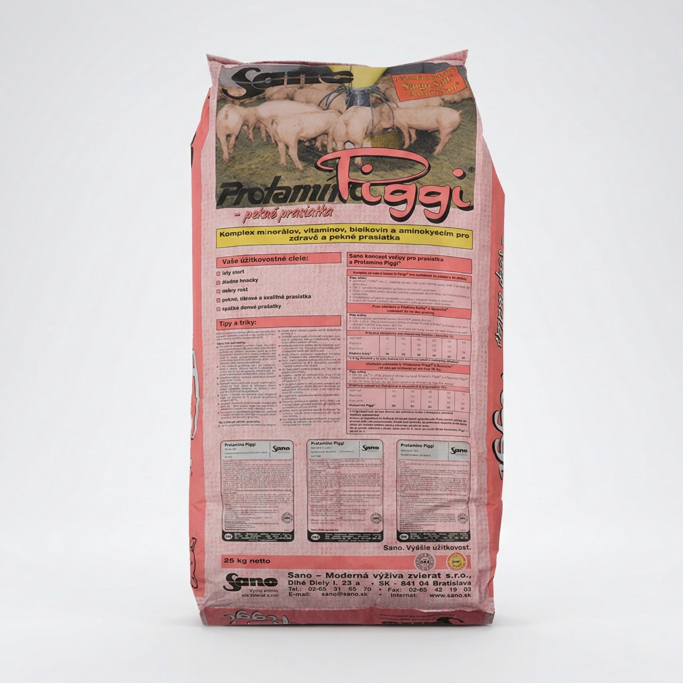 Sac de concentrat purcei Sano Protamino Piggi 20% pentru cresterea porcilor