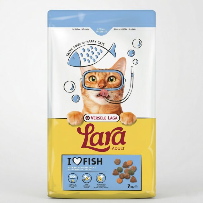 Sac economic de 7kg hrana pisici Versele Laga Lara Adult somon