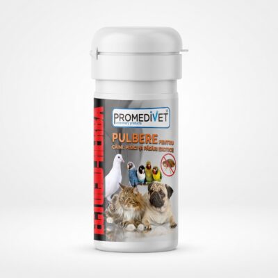 Ectocid Herba pulbere antiparazitara naturala pentru caini pisici si pasari 50g