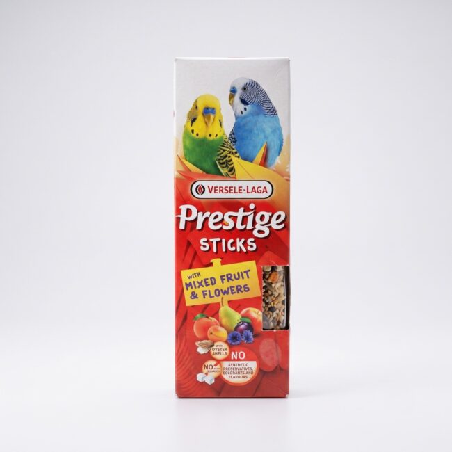 Cutie cu batoane perusi versele laga Prestige Snack Mix cu fructe si flori 60g