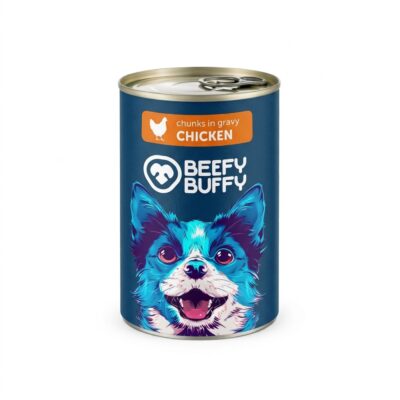 beefy buffy pui 415g conserva hrana umeda caini