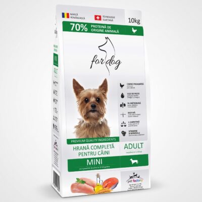 For Dog Mini Adult 10 kg - hrană uscată pentru câini adulți de talie mică