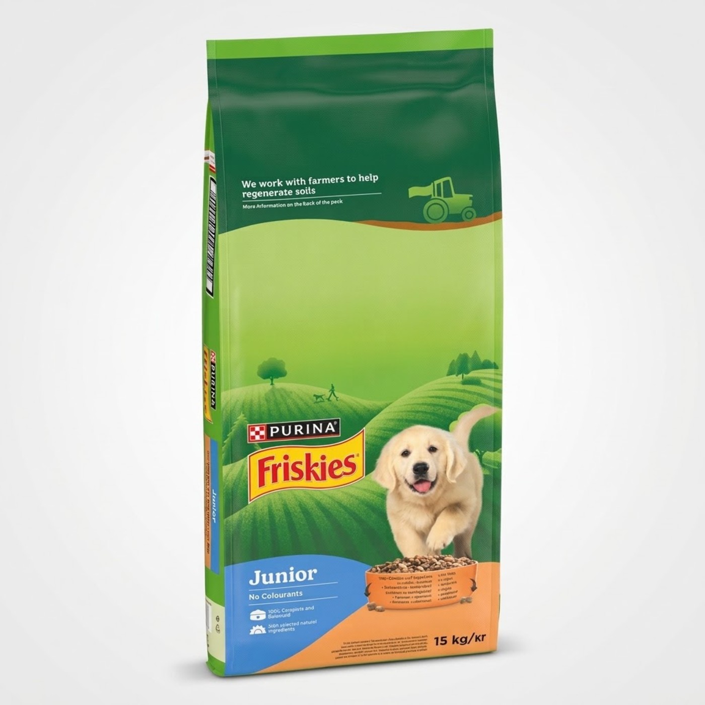 friskies junior caini 15kg - sac hrana uscata pentru catei Purina