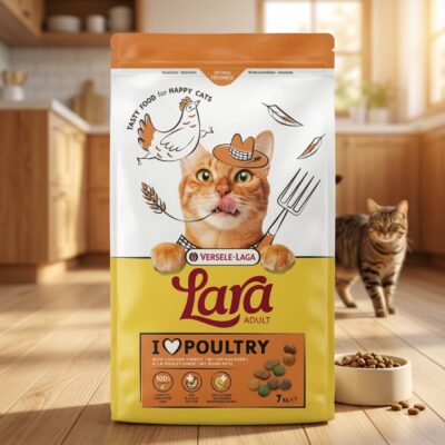 Hrana Pisici Versele Laga: Lara Adult cu Pui si Curcan (950g-12.5kg)