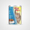Miau Miau Somon 100g - plic cu bucăți de somon în sos pentru pisici