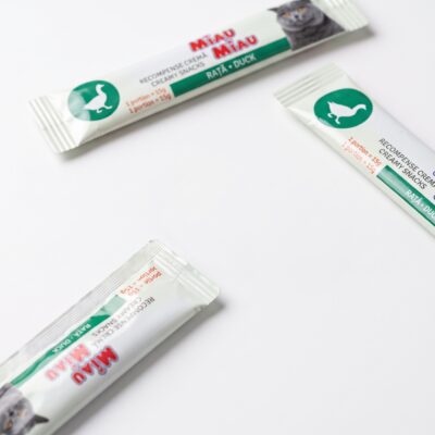 Recompense Pisici cu Rata Miau Miau Creamy Snacks, 4x15g
