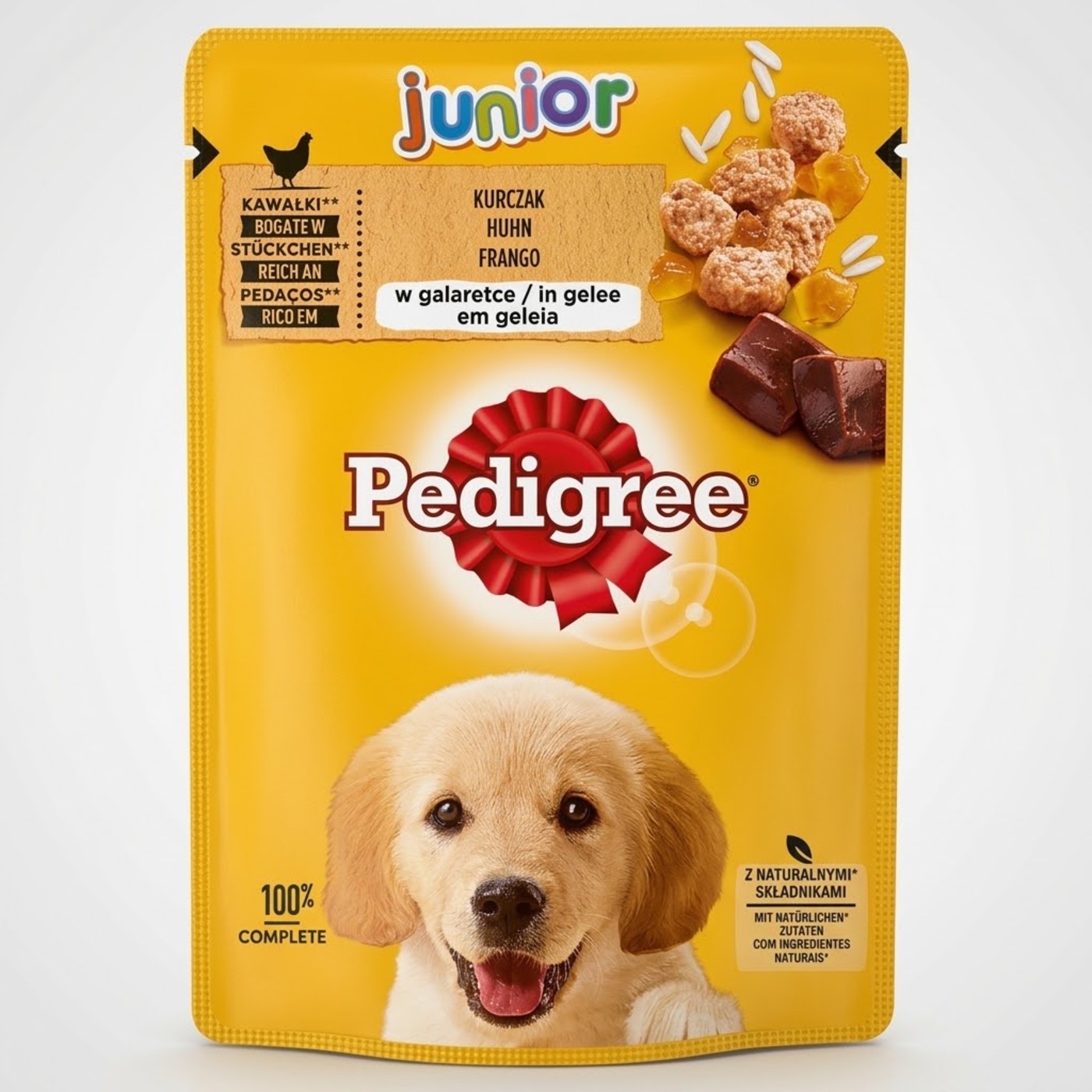 pedigree junior pui orez aspic 100g - plic hrana umeda Pedigree pentru caini