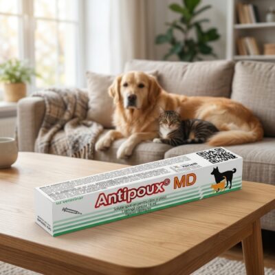 Antipoux MD 14ml - Solutie Antiparazitara Caini si Pisici | Eficienta Maxima