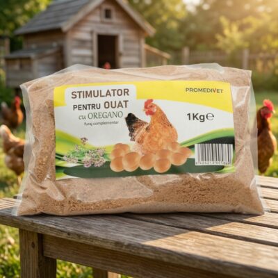 Stimulator pentru Ouat cu Oregano, Vitamine și Calciu (Promedivet) - 1kg, 6kg, 25kg