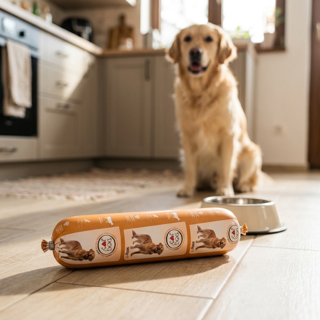 DOG JOY Salam cu Pui 900 g – utilizare