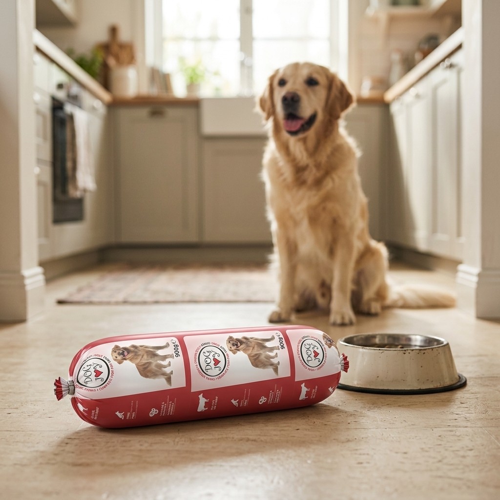 DOG JOY Salam cu Vită 900 g – utilizare