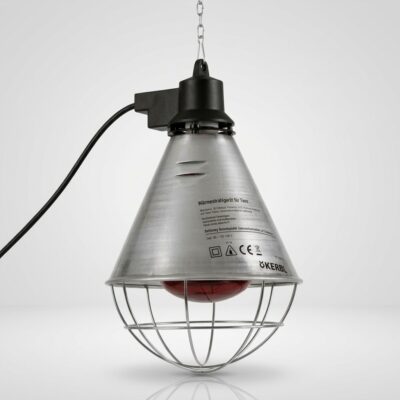 lampa infrarosu kerbl 22280 abajur aluminiu grilaj protectie