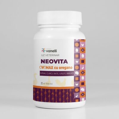 Neovita Ovomax cu oregano 100 ml Vanelli – furaj complementar pentru ouat la găini